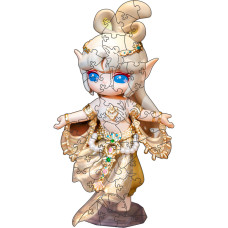 Фігурний пазл з дерева "Сурі" PZ016-A4C-AC 75-125 деталей, розмір А4, картонна коробка (PZ016-A4C-AC)