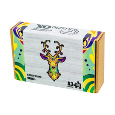 Фигурный деревянный пазл "Благородный олень" PuzA3-00730, 95 деталей (PuzA3-00730)