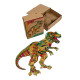 Фігурний дерев'яний пазл A3 "Тиранозавр Рекс" PuzA3-03114, 132 деталі (PuzA3-03114)