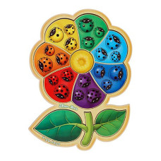 Настільна розвиваюча гра "Квітка-семиквітка-2" Ubumblebees (ПСФ039) PSF039 сортер з картками    (PSF039)