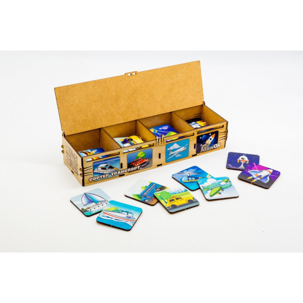 Дитячий Сортер Монтессорі "Транспорт" Puz-34043 (Puz-34043)