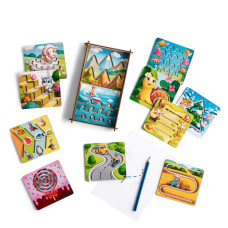 Дерев'яні трафарети для дітей Ubumblebees (ПСФ094) PSF094 маленькі 12 шт (PSF094)