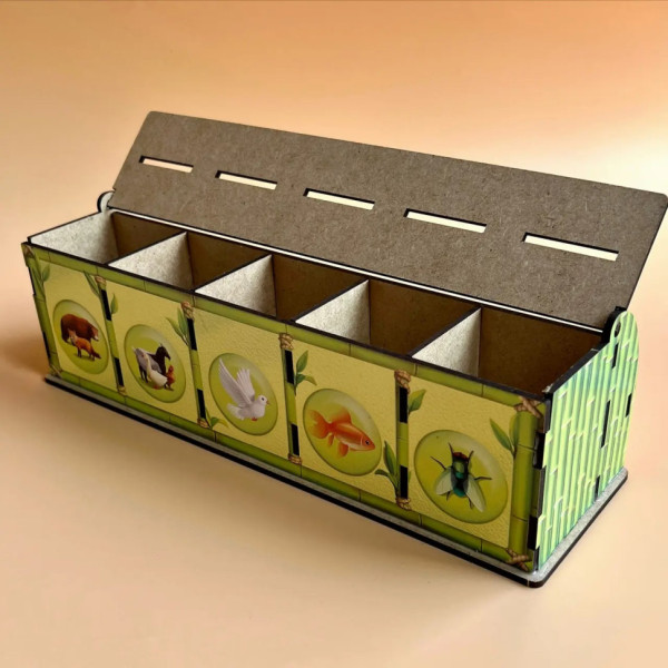 Настільна розвиваюча гра "Види тварин" Ubumblebees (ПСФ110) PSF110 комодик-сортер (PSF110)