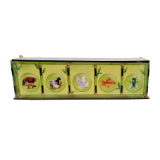 Настільна розвиваюча гра "Види тварин" Ubumblebees (ПСФ110) PSF110 комодик-сортер (PSF110)