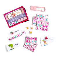 Планшет для дівчаток "Збери слово за картинкою" Ubumblebees (ПСД199-УКР) PSD199-UKR українською мовою (PSD199-UKR)