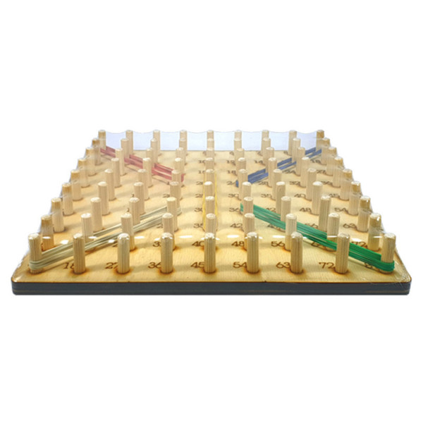 Детская развивающая игрушка "Математический геоборд" AS-7135 дерево(AS-7135)