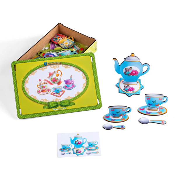 Настільна гра "Веселе чаювання" Ubumblebees (ПСД191) PSD191 дерев'яна (PSD191)