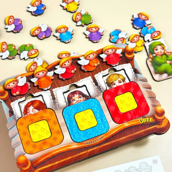 Дидактична гра для дітей "Малюки в ліжечку" PSD303 (ПСД303) (PSD303)