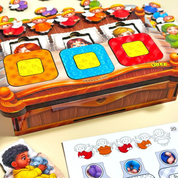 Дидактична гра для дітей "Малюки в ліжечку" PSD303 (ПСД303) (PSD303)