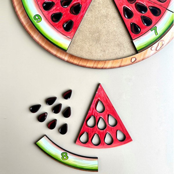 Дерев'яний пазл-сортер "Кавун - 2" (ПСД171) PSD171 (PSD171)