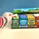 Дерев'яна настільна гра "Автопарк" Ubumblebees (ПСД082) PSD082 сортер-комодик (PSD082)
