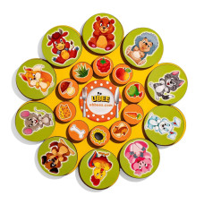 Дерев'яний дитячий сортер "Хто що їсть" (ПСД276) PSD276 на липучках (PSD276)