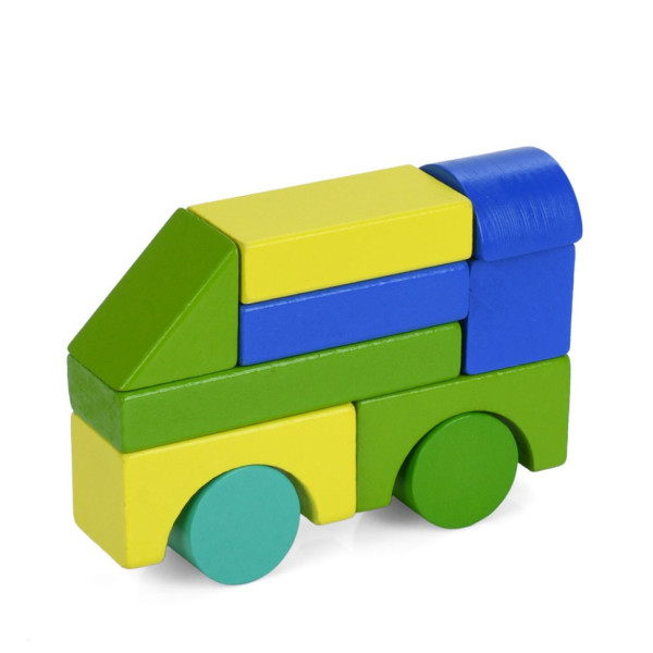 Дитяча дерев'яна іграшка "Городок №1" Limo Toy MD 0938-1, 24 блоки (MD 0938-1)