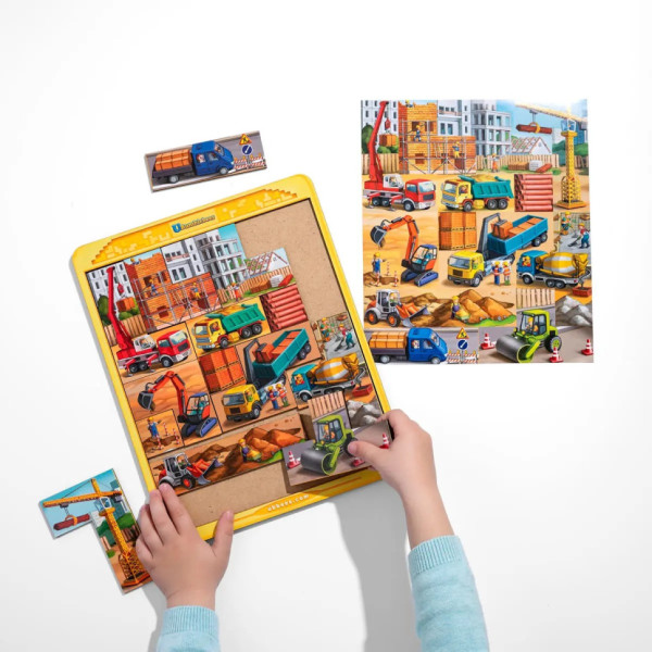 Дерев'яний тетріс великий "Будівельний майданчик" (ПСД127) PSD127 (PSD127)