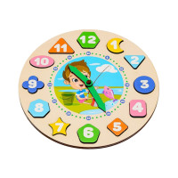 Дерев'яний сортер "Годинник" Puz-22935 для хлопчиків (Puz-22935)