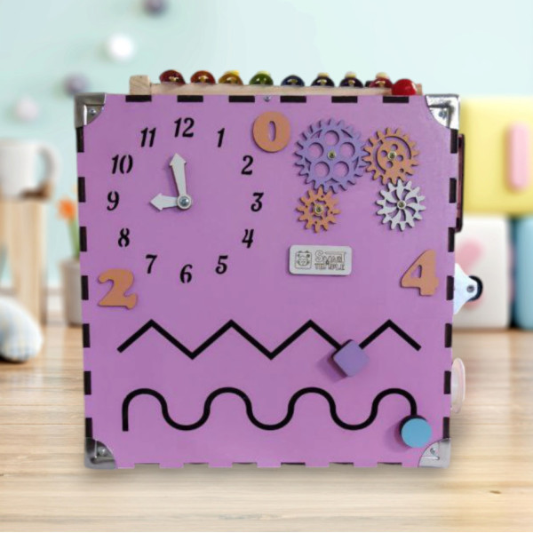 Розвиваюча іграшка Бізікуб Temple Group TG200132 30х30х30см Рожевий (TG200132)