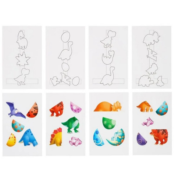 Дерев'яна настільна гра "Долина динозаврів" Ubumblebees (ПСФ038) PSF038 на липучках (PSF038)