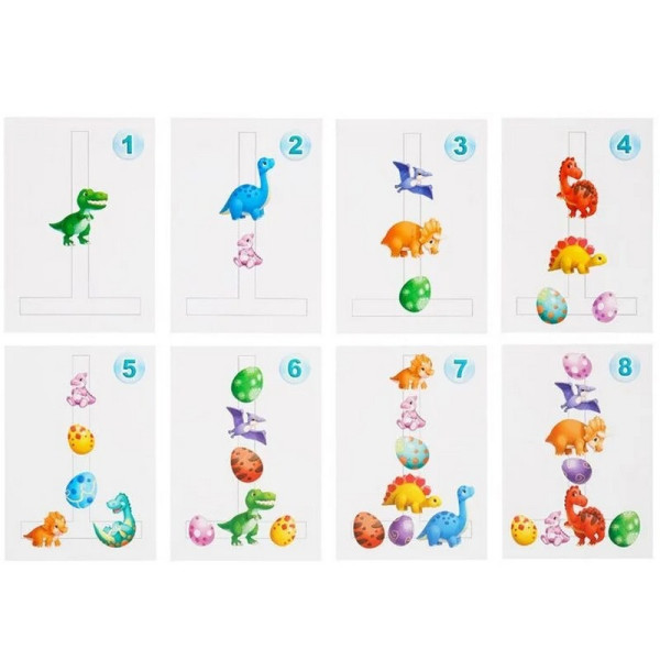 Дерев'яна настільна гра "Долина динозаврів" Ubumblebees (ПСФ038) PSF038 на липучках (PSF038)