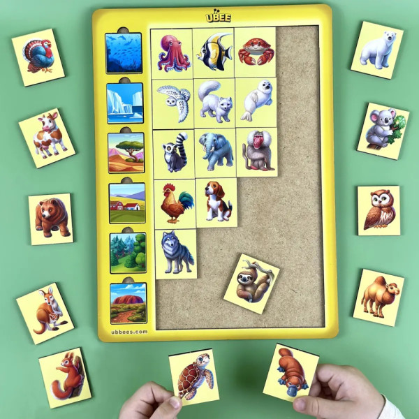 Дерев'яний дитячий сортер "Асоціації тварини" (ПСД300) PSD300 (PSD300)