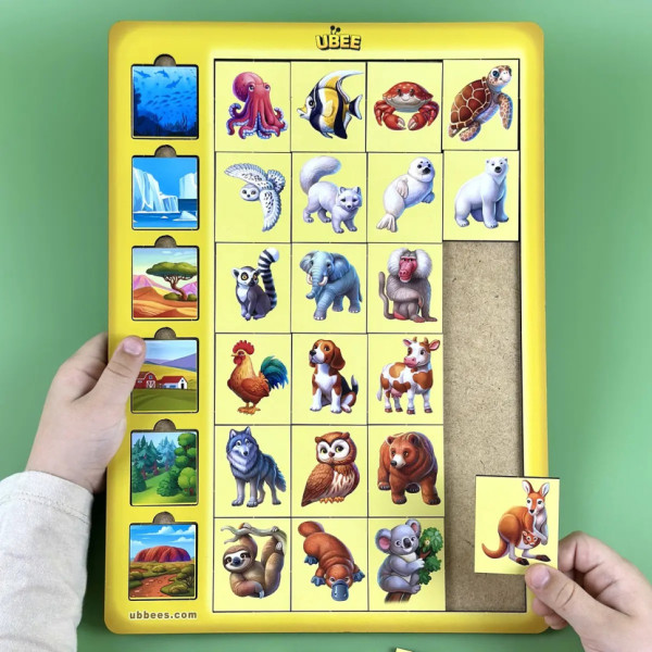 Дерев'яний дитячий сортер "Асоціації тварини" (ПСД300) PSD300 (PSD300)