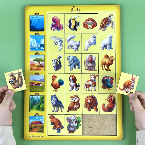 Дерев'яний дитячий сортер "Асоціації тварини" (ПСД300) PSD300 (PSD300)