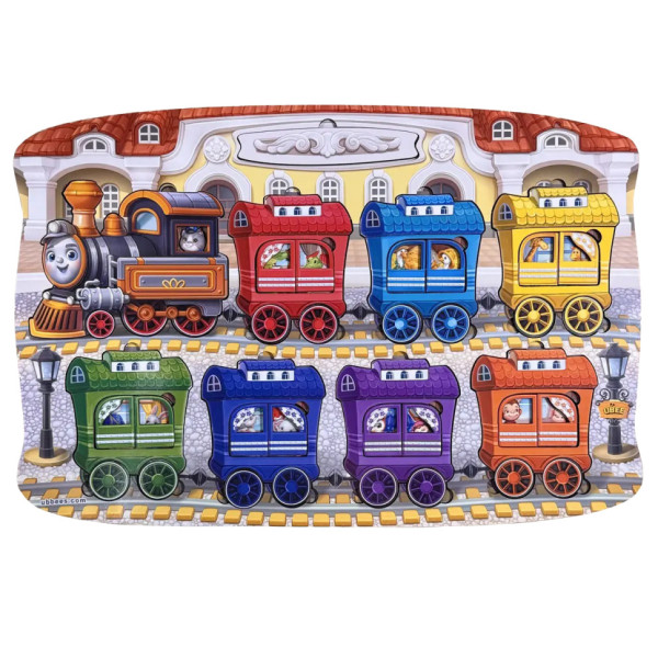 Дерев'яний дитячий сортер "Потяг великий" (ПСД296) PSD296  (PSD296)