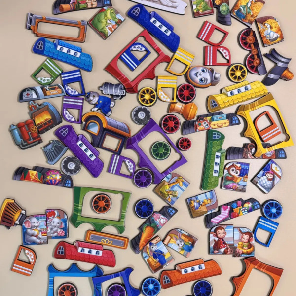 Дерев'яний дитячий сортер "Потяг великий" (ПСД296) PSD296  (PSD296)