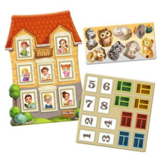 Дерев'яний пазл-вкладиш "Будиночок із завданнями" (ПСФ112) PSF112 (PSF112)