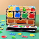Дерев'яна настільна гра "Кольори" Ubumblebees (ПСД071) PSD071 сортер-комодик