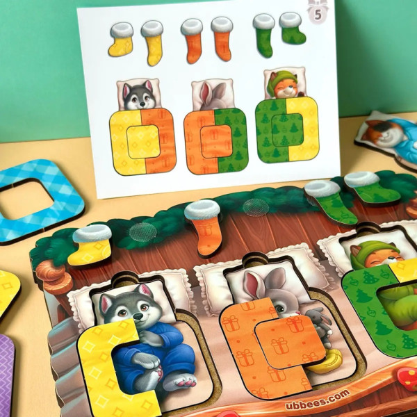 Дерев'яний сортер "Тварини в ліжечку" PSD302 (ПСД302) (PSD302)