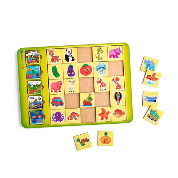 Дерев'яний сортер "Асоціації-картинки" PSD057 (ПСД057)