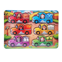 Розвивальна гра з картками "Тварини на вантажівках (літо) (ПСД216) PSD216 (PSD216)