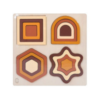 Дерев'яна іграшка Геометрика MD 0743C, розмір 22,5х22,5 см (MD 0743C)