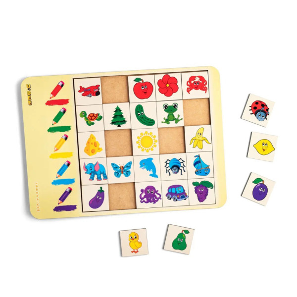 Дерев'яний сортер "Асоціації-кольори" PSD056 (ПСД056)