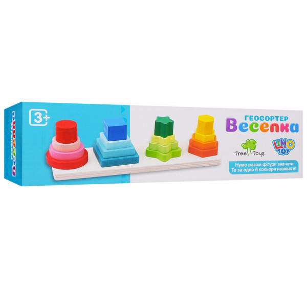 Розвиваючий набір Геометрика MD 1216 дерев'яний (MD 1216)