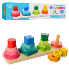 Розвиваючий набір Геометрика MD 1216 дерев'яний (MD 1216)