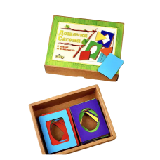 Вкладиші Дошки Сегена "фігури, кольори" (ПСД212) PSD212