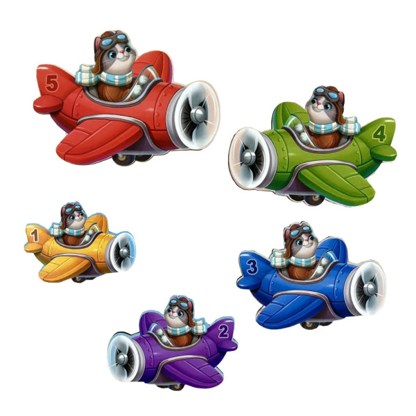 Дерев'яний дитячий сортер "Літаки більше - менше" (ПСД299) PSD299 (PSD299)