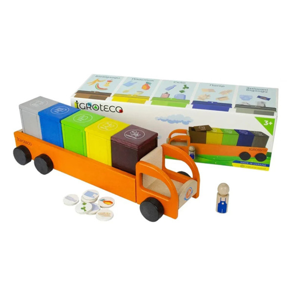 Дерев'яна розвиваюча гра "Сортуємо відходи" 900798 (900798)