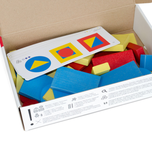 Навчальний набір "Логічні блоки Дьєнеша" Igroteco 900408, 48 деталей (900408)