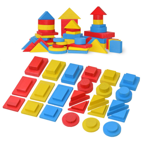 Навчальний набір "Логічні блоки Дьєнеша" Igroteco 900408, 48 деталей (900408)