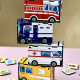 Дерев'яна настільна гра "Службовий транспорт" Ubumblebees (ПСФ027) PSF027 сортер-комодик (PSF027)