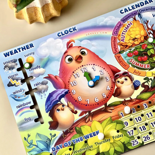 Розвиваюча гра Календар - 2 "Пташка" (ПСД260) PSD260 ENG (PSD260)