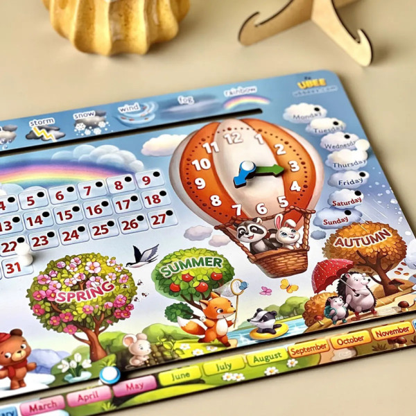 Дитяча гра Календар -2 "Повітряна куля" (ПСД259) PSD259 ENG (PSD259)