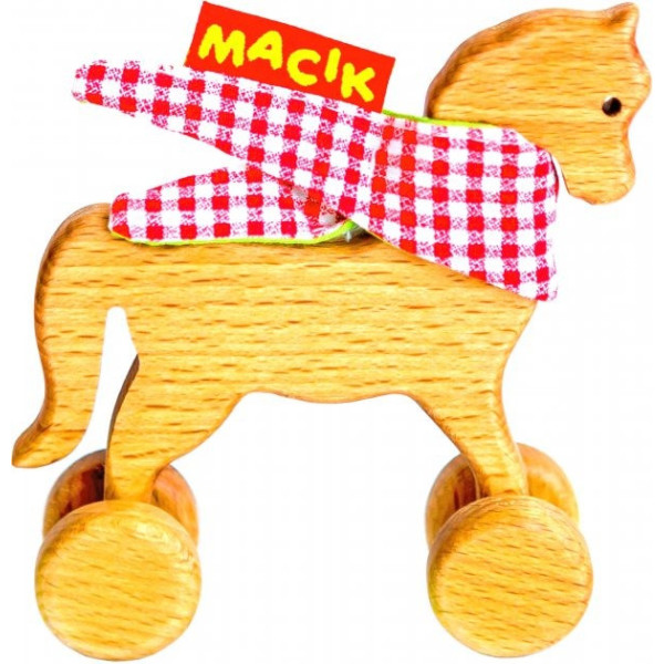 Дерев'яна каталка "Конячка" МС 061102-01