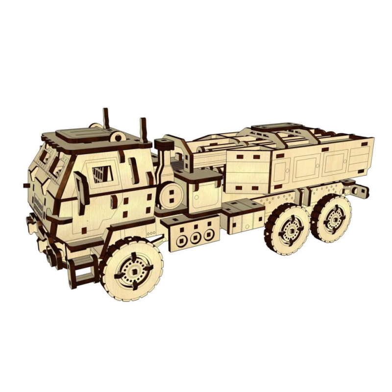 Деревянный конструктор "HIMARS" Pazly UPZ-004 308 деталей