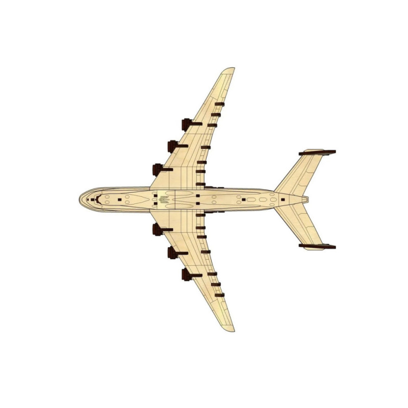 Деревянный конструктор "Мрия АН-225" Pazly UPZ-001 142 детали