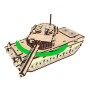 Деревянный конструктор "Танк Леопард" Pazly UPZ-009, 196 деталей
