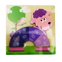 Детские развивающие пазлы MD 0904 деревянные