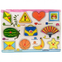 Дерев'яна іграшка Рамка-вкладиш MD 2533-DX Дерев'яна іграшка Рамка-вкладиш MD 2533-DX